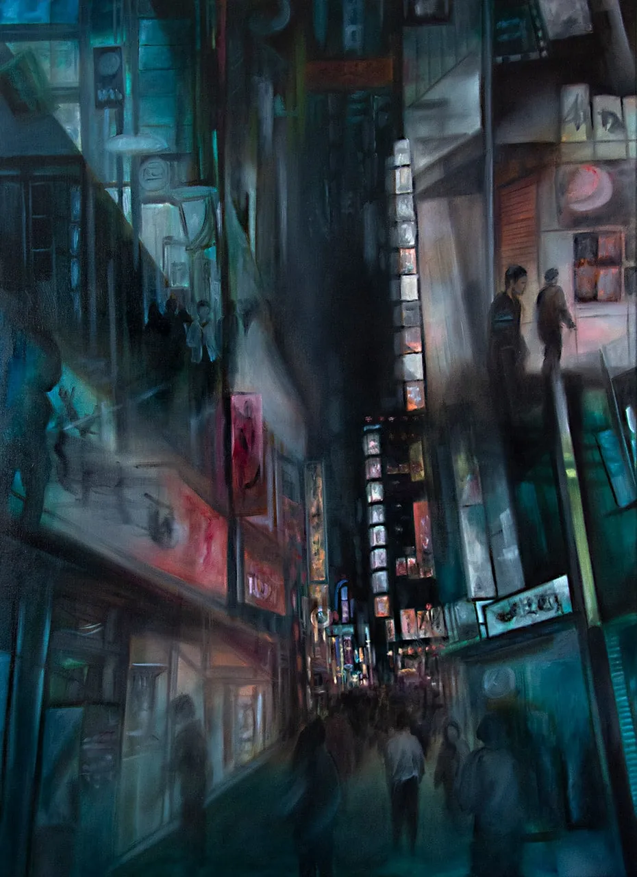Time Warp — oil on canvas by Evelina Klanikova