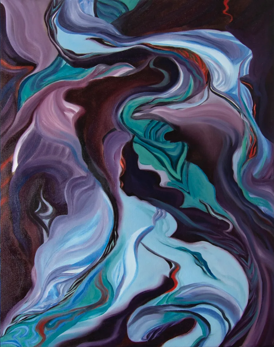 Deep Ocean — oil on canvas by Evelina Klanikova