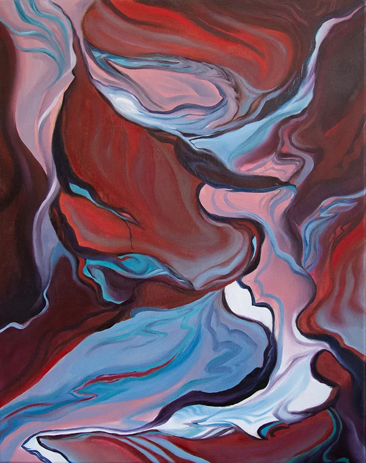 Wendepunkt — oil on canvas by Evelina Klanikova